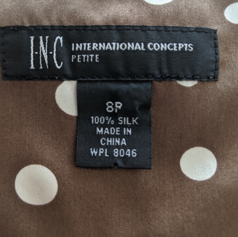 Inc International Concepts brown and cream top - Picture 4 of 4